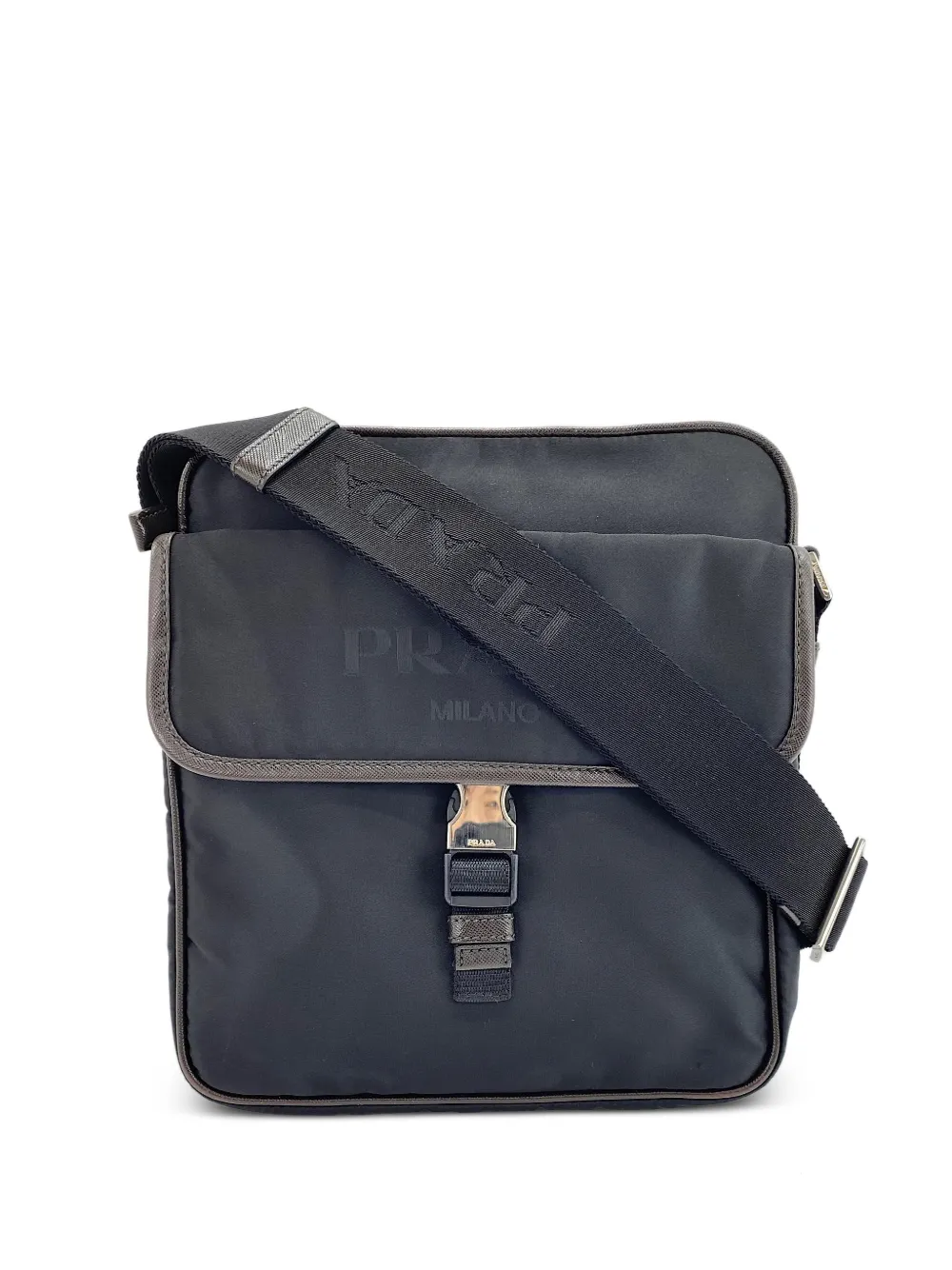 Prada Pre-Owned 2010s buckle-fastening cross body bag - Schwarz