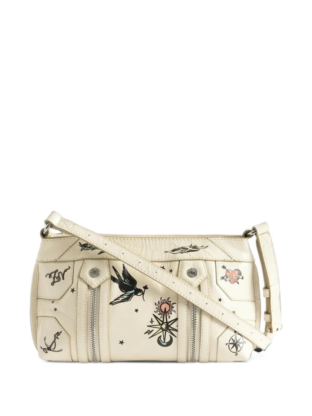 Zadig&Voltaire Sunny Mood Tattoo crossbodytas Beige