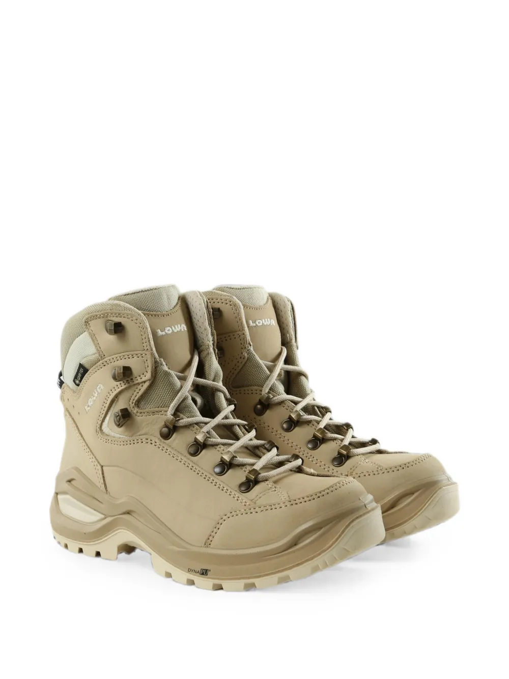 LOWA Renegade Evo GTX lace-up leather ankle boots Beige