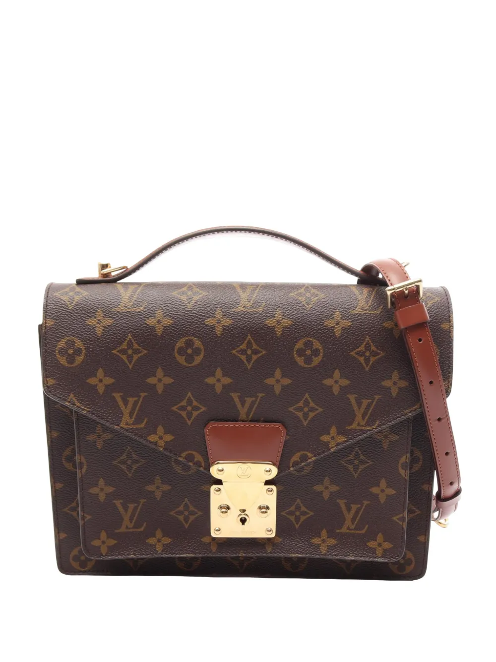 Louis Vuitton Pre-Owned 1992 Monogram Monceau Satchel-Tasche 28cm - Braun