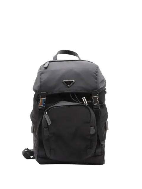 Prada Pre-Owned 2013-2026 Saffiano Trimmed Tessuto backpack