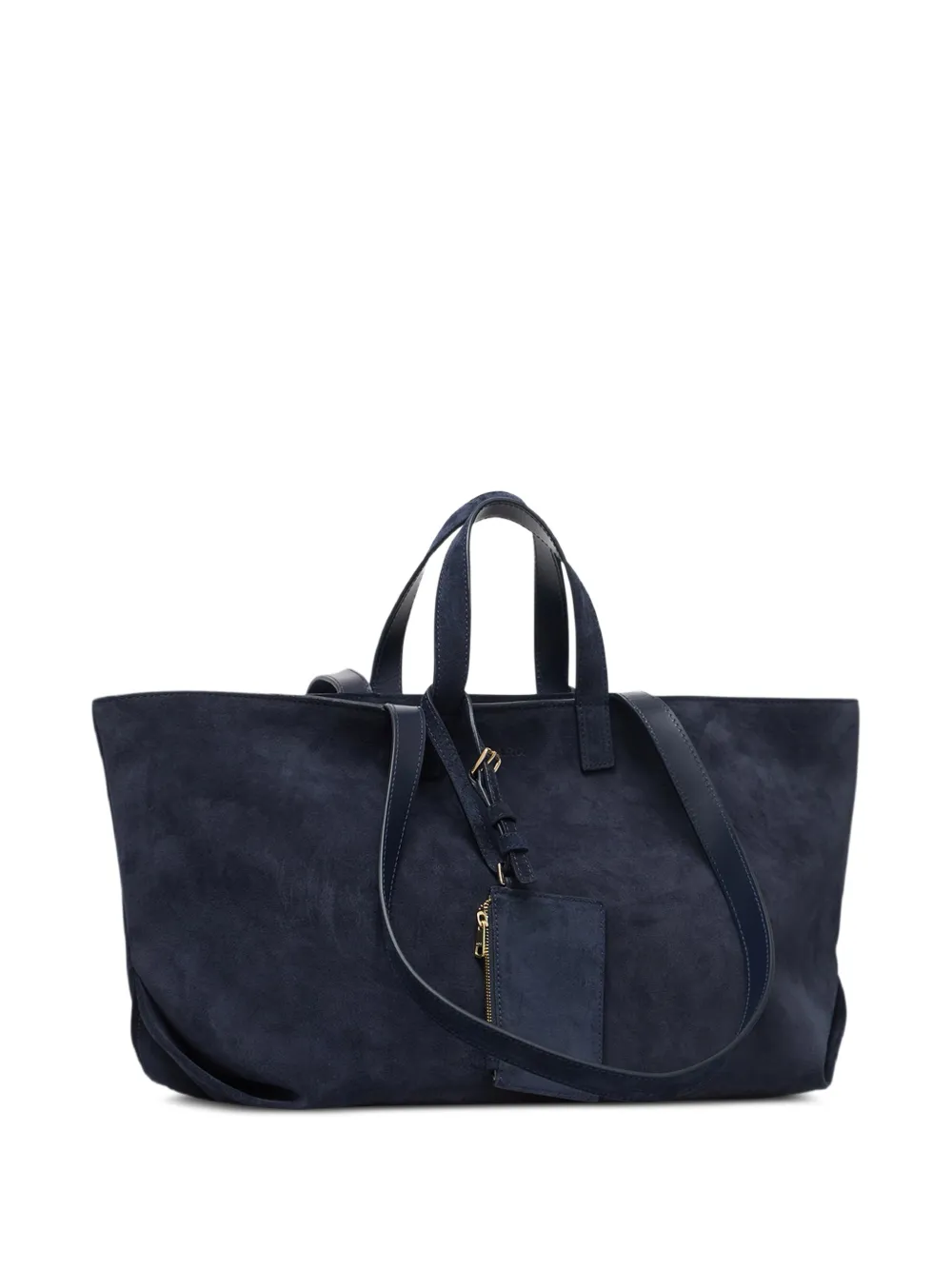 A.P.C. Le Drummer suede shoulder bag - Blu