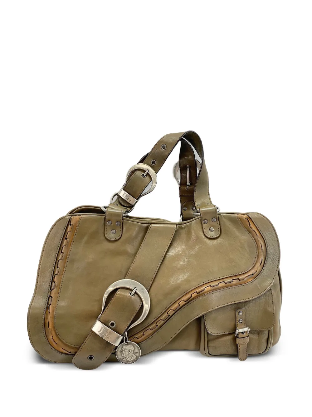 Christian Dior Pre-Owned 2000s Gaucho tote bag - Green