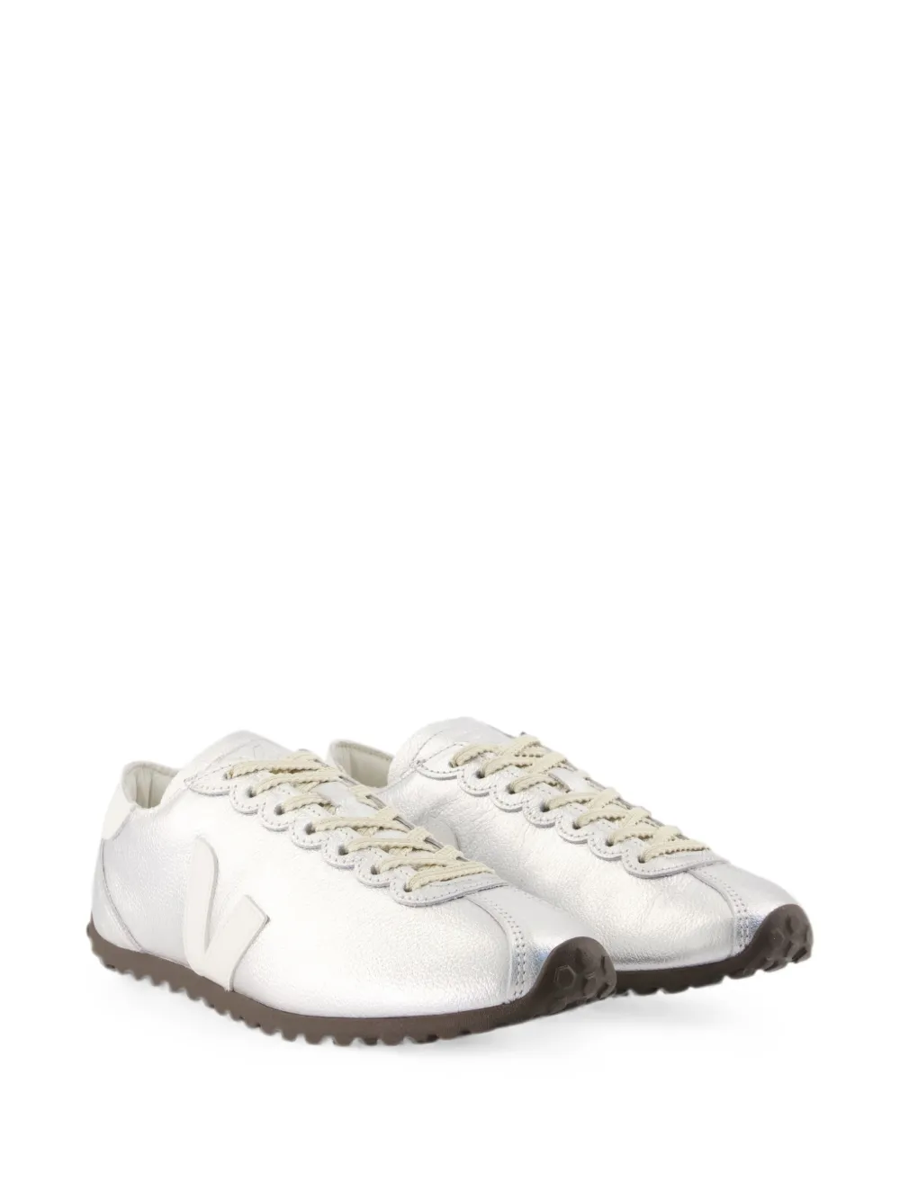 VEJA Cateyes leather sneakers Zilver
