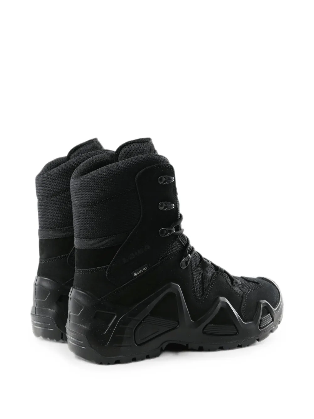 LOWA logo-detail boots Zwart