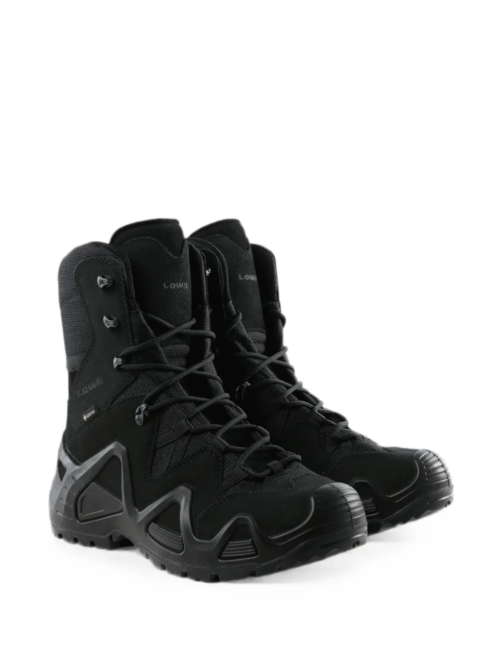 LOWA logo-detail boots Zwart