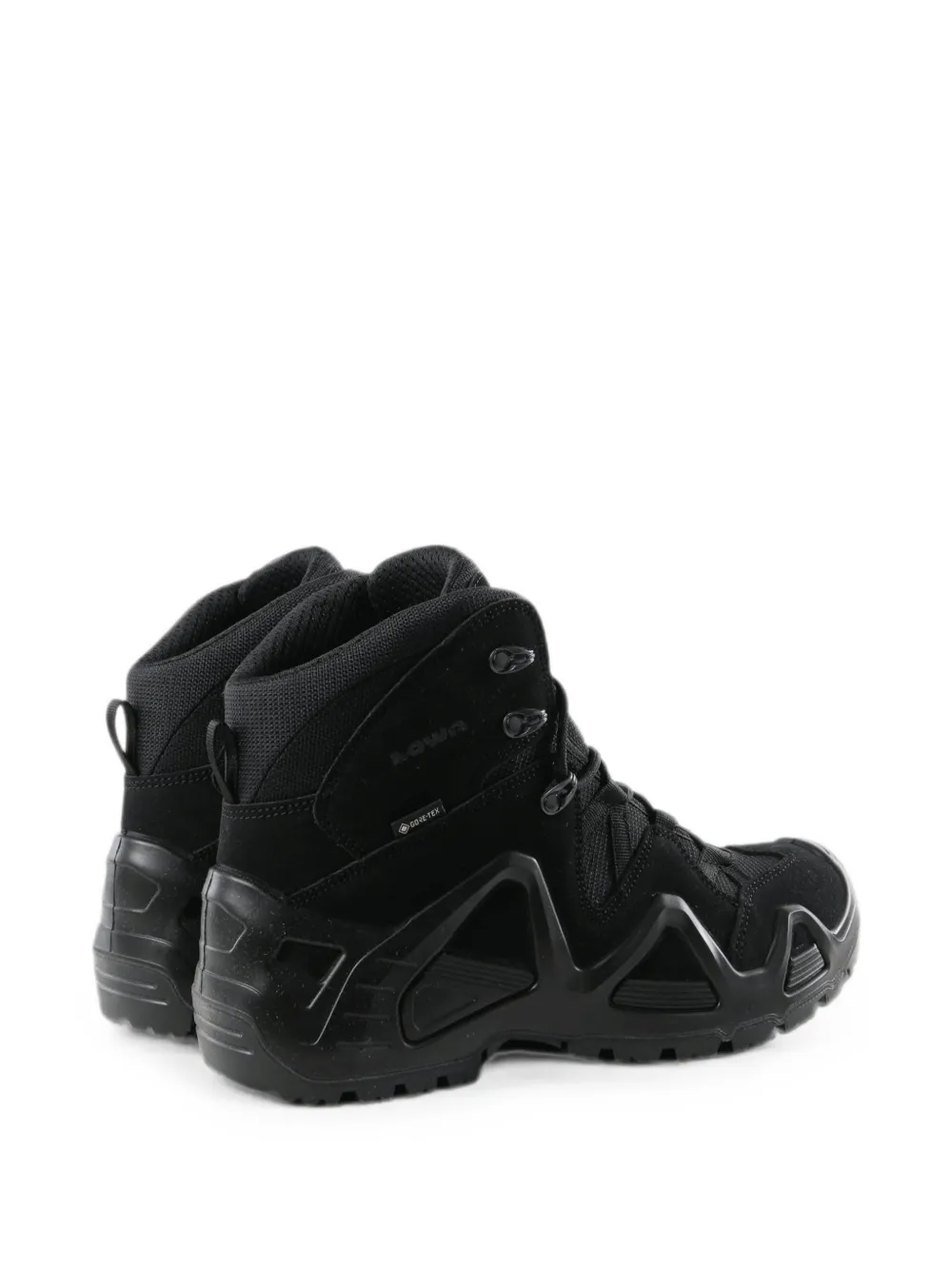 LOWA panelled ankle boots Zwart