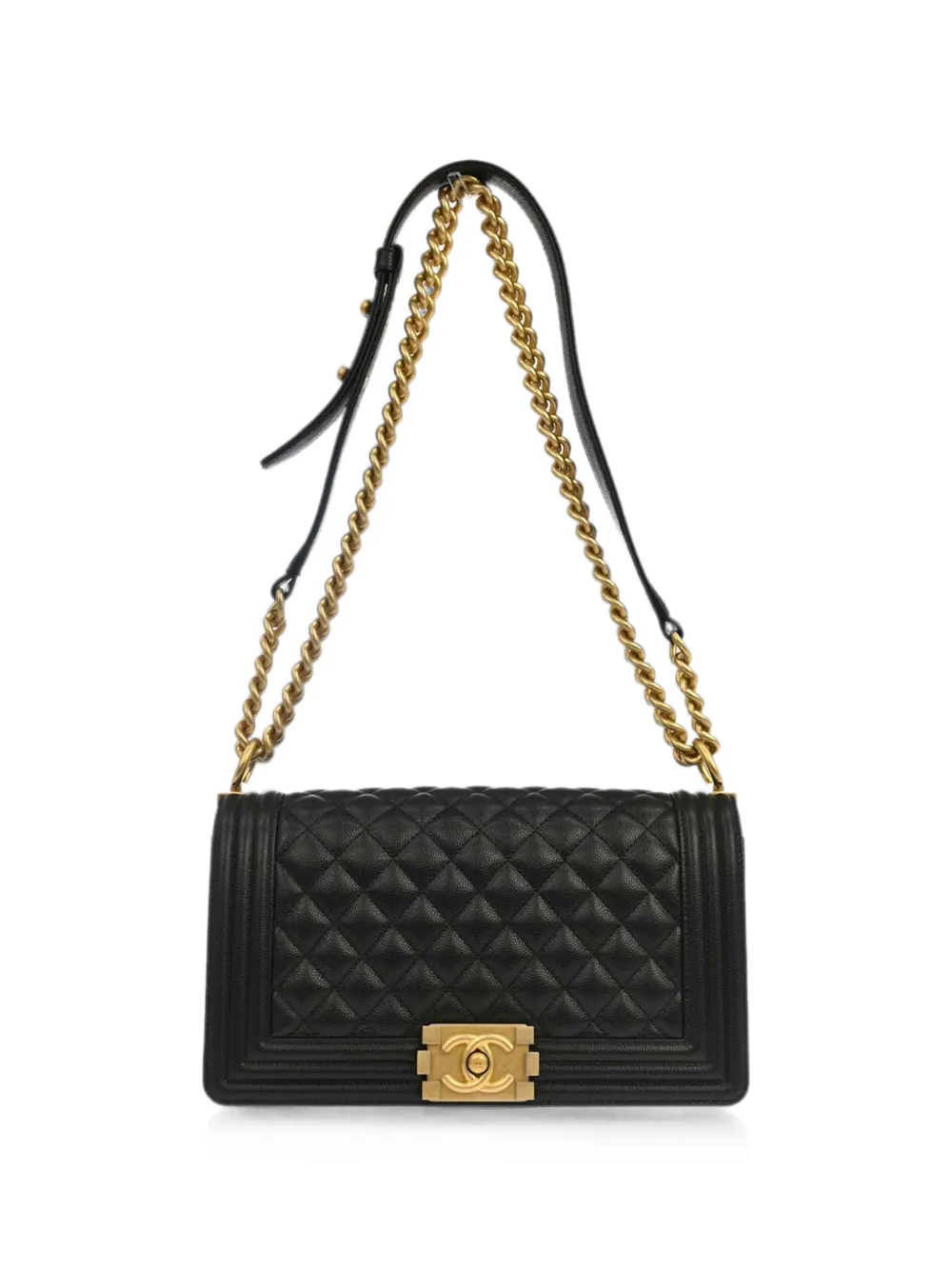 CHANEL Pre-Owned 2018 Boy quilted shoulder bag - Nero