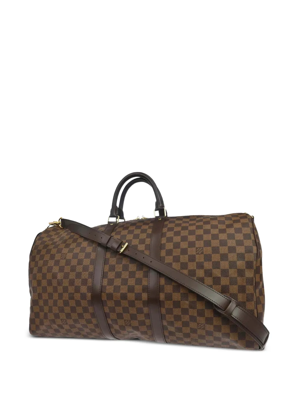 Louis Vuitton Pre-Owned 2015 55 Damier Keepall Bandouliere duffle bag - Brown