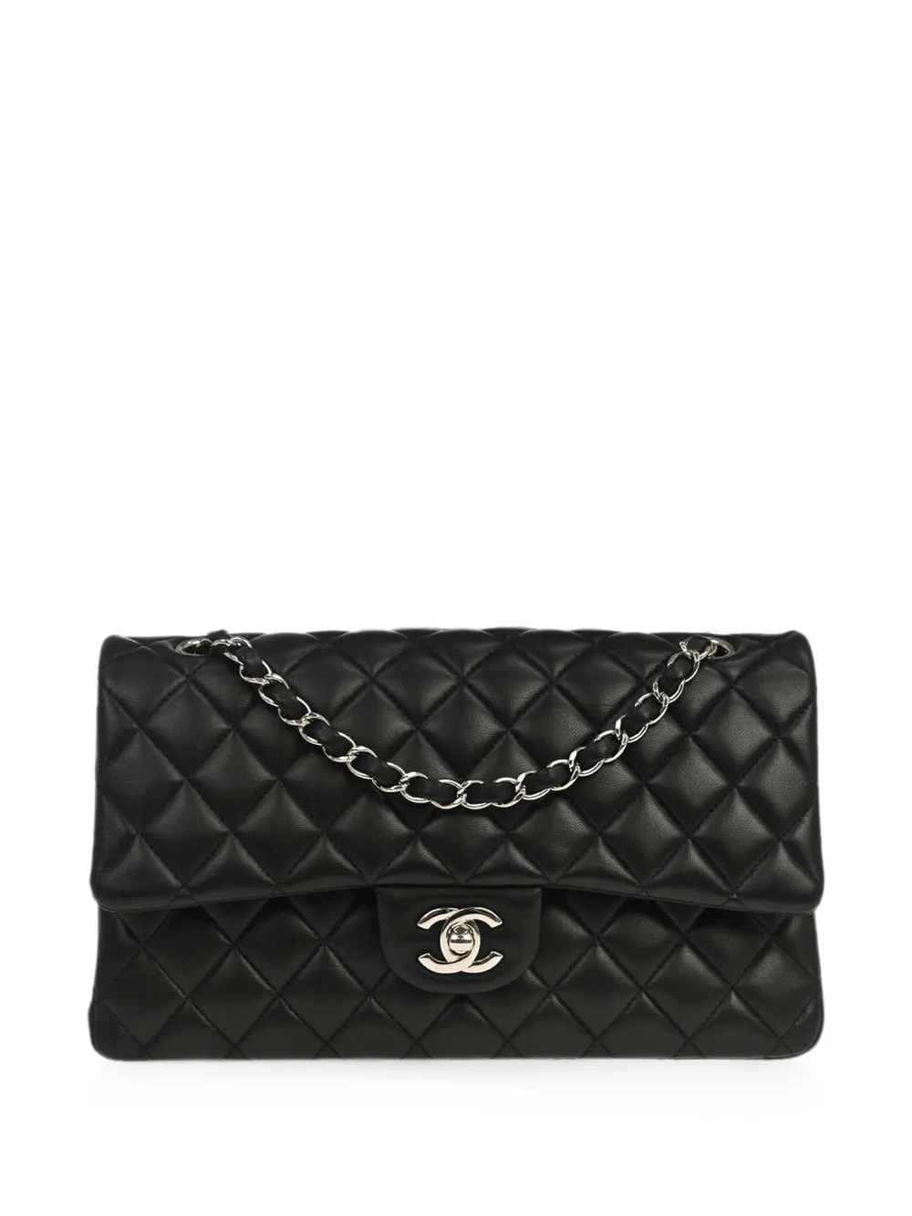 CHANEL Pre-Owned Medium 2017 Classic double flap shoulder bag - Nero