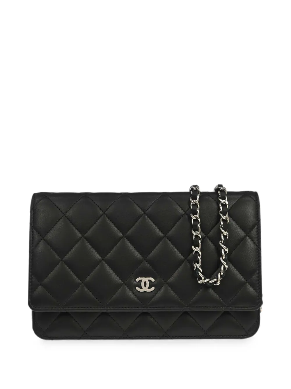 CHANEL Pre-Owned 2014 Classic Wallet on Chain clutch bag - Nero