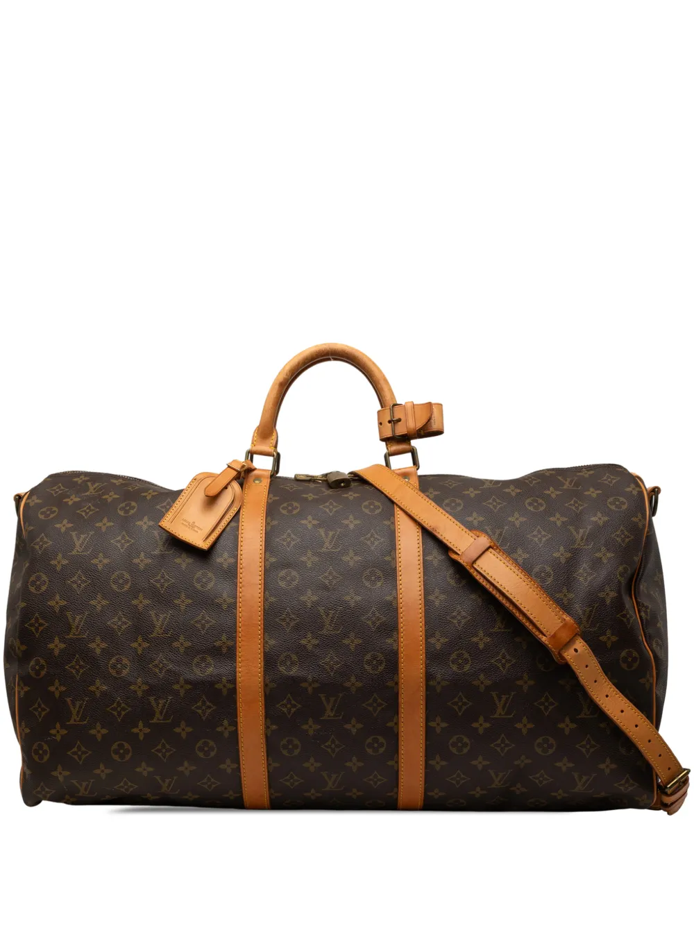 Louis Vuitton Pre-Owned 1988 Monogram Keepall Bandouliere 60 travel bag - Brown