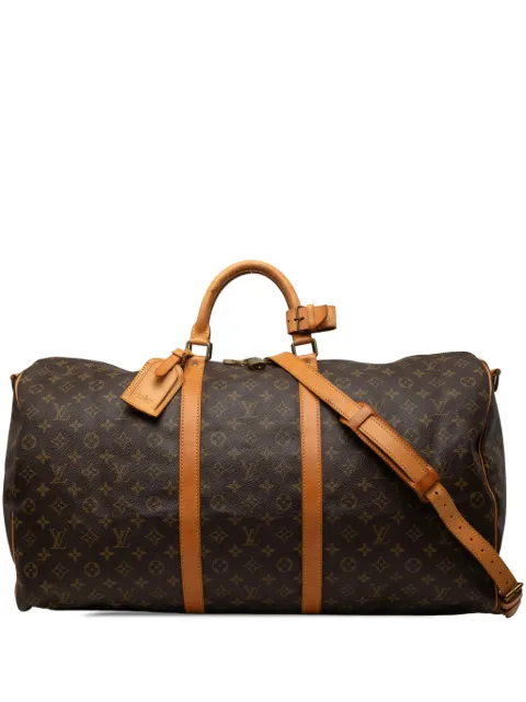 Louis Vuitton Pre-Owned bolso de viaje Keepall Bandouliere 60 con monograma 1988