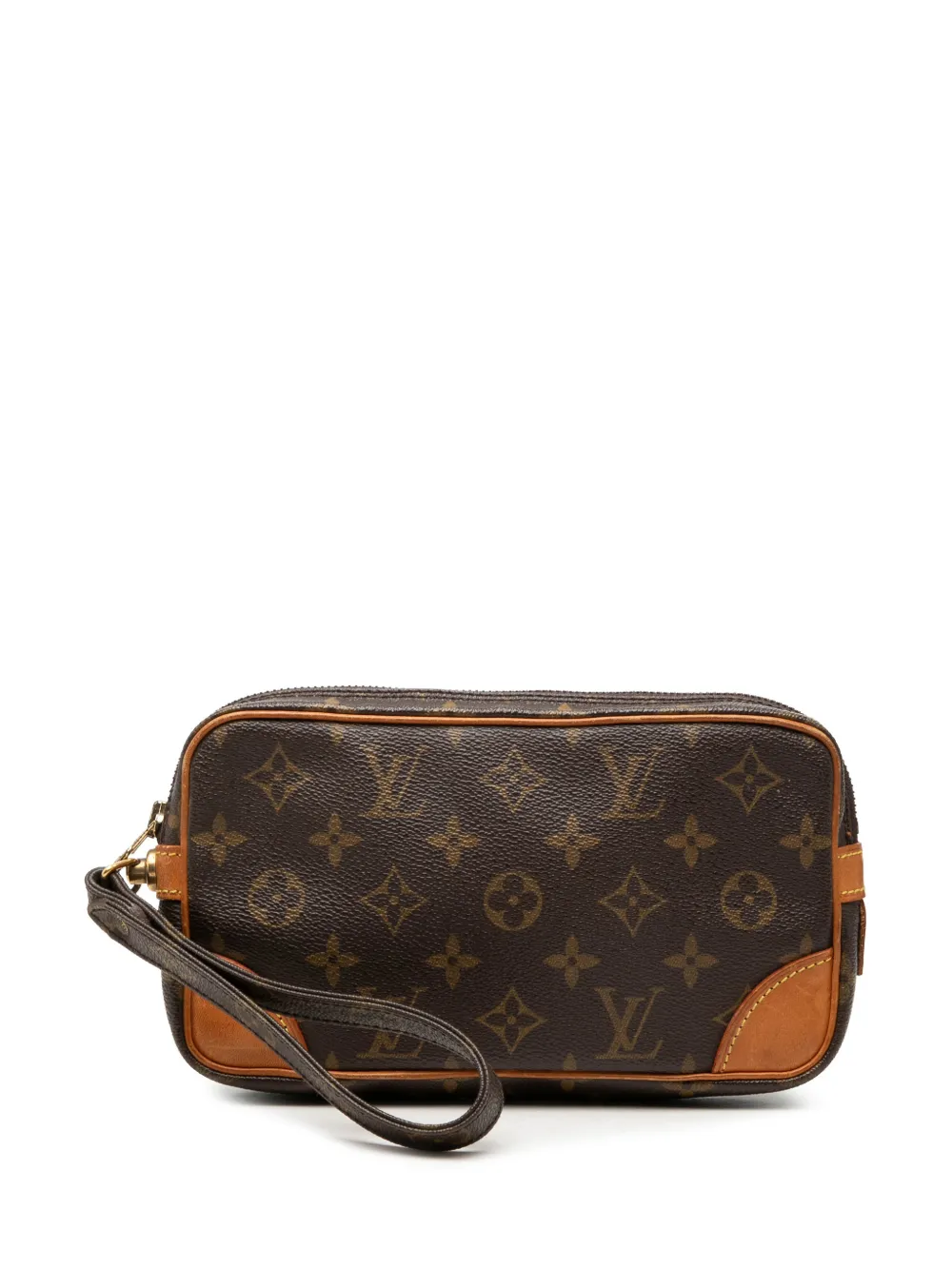 Louis Vuitton Pre-Owned 1994 Marly Dragonne PM Clutch - Braun