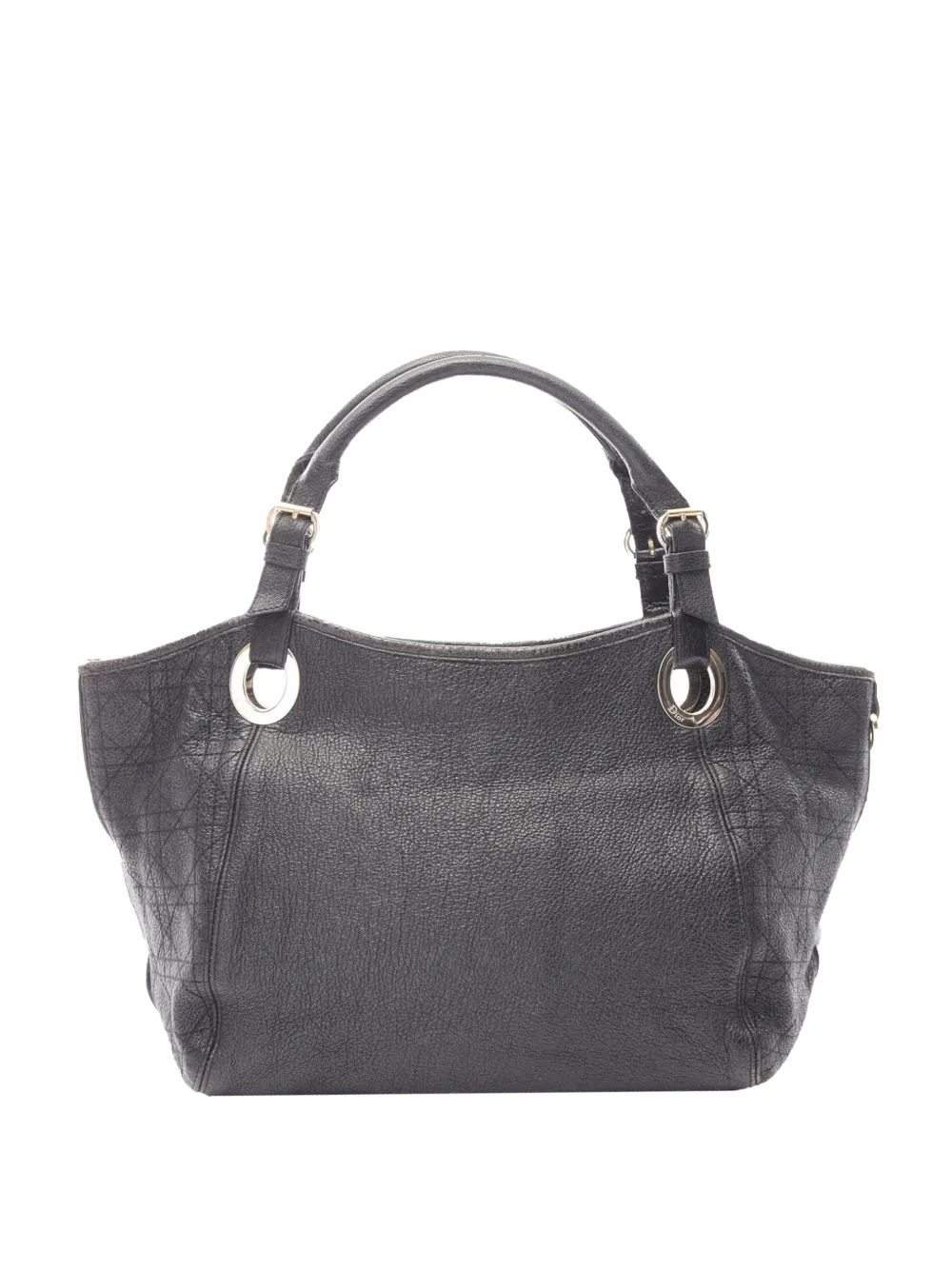 Christian Dior Pre-Owned 2000-2026 Leather Cannage tote bag - Black