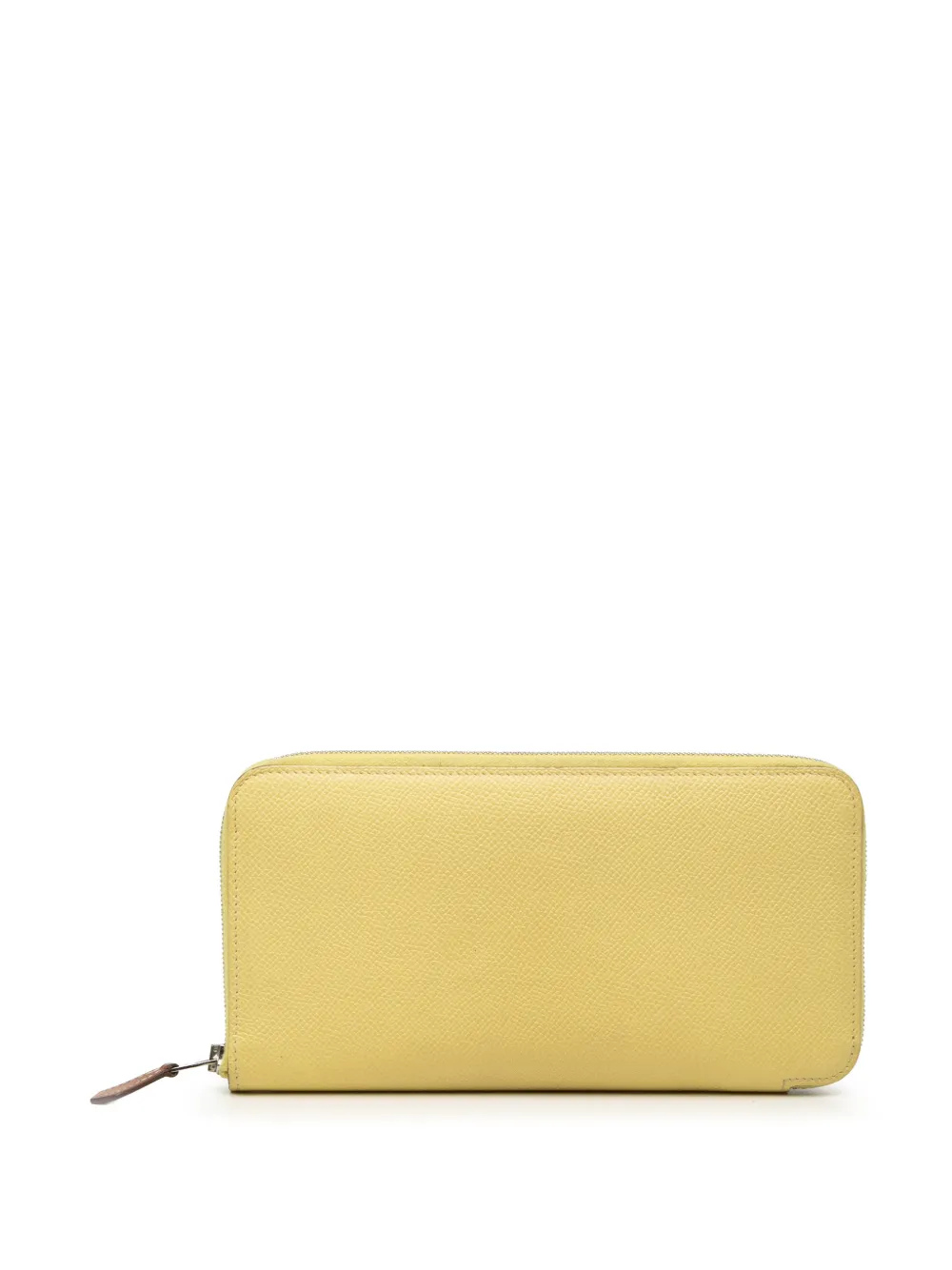 Hermès Pre-Owned 2021 Epsom Silk in Azap Portemonnaie - Gelb