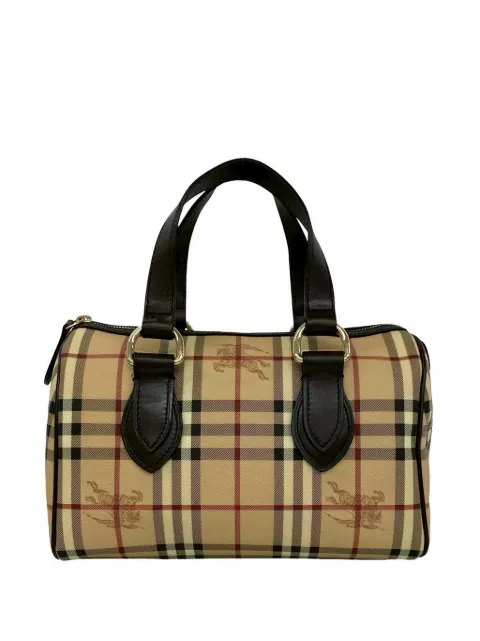 Burberry Pre-Owned 2000-2017 Haymarket Check boston bag