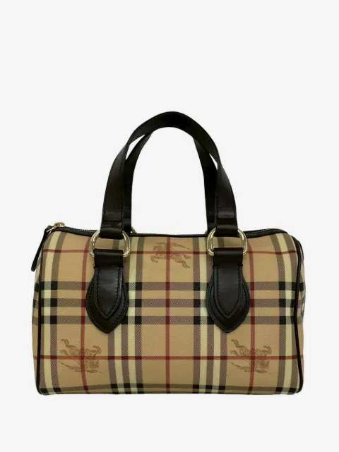 Burberry Pre-Owned 2000-2017 Haymarket Check boston bag
