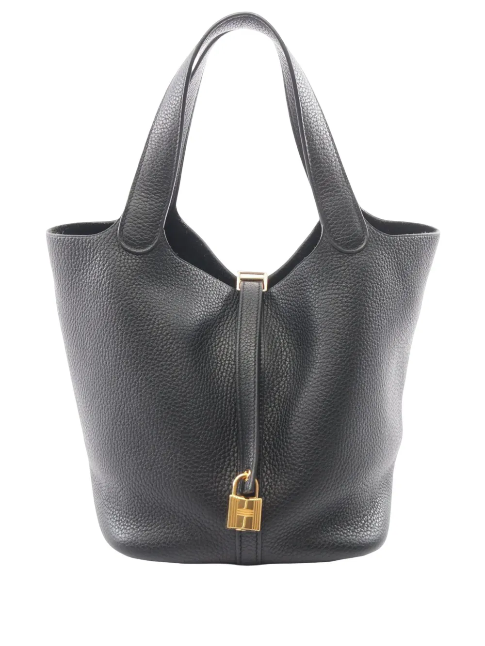Hermès Pre-Owned 2020 Clemence Picotin Lock Handtasche 22cm - Schwarz