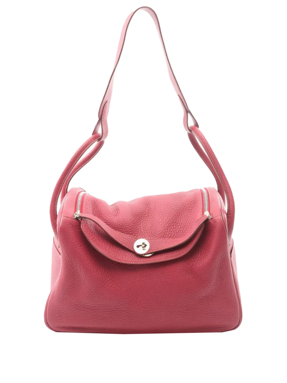 Hermès Pre-Owned 2011 Clemence Lindy Satchel-Tasche 34cm - Rot