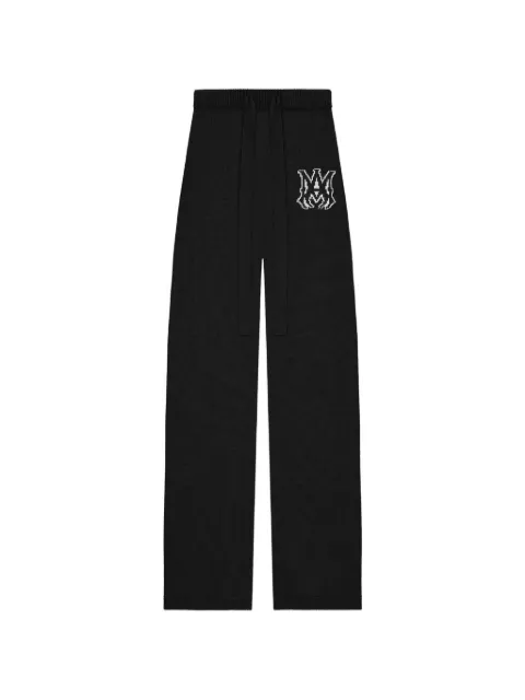 AMIRI pantalones con cordones en la pretina y logo bordado