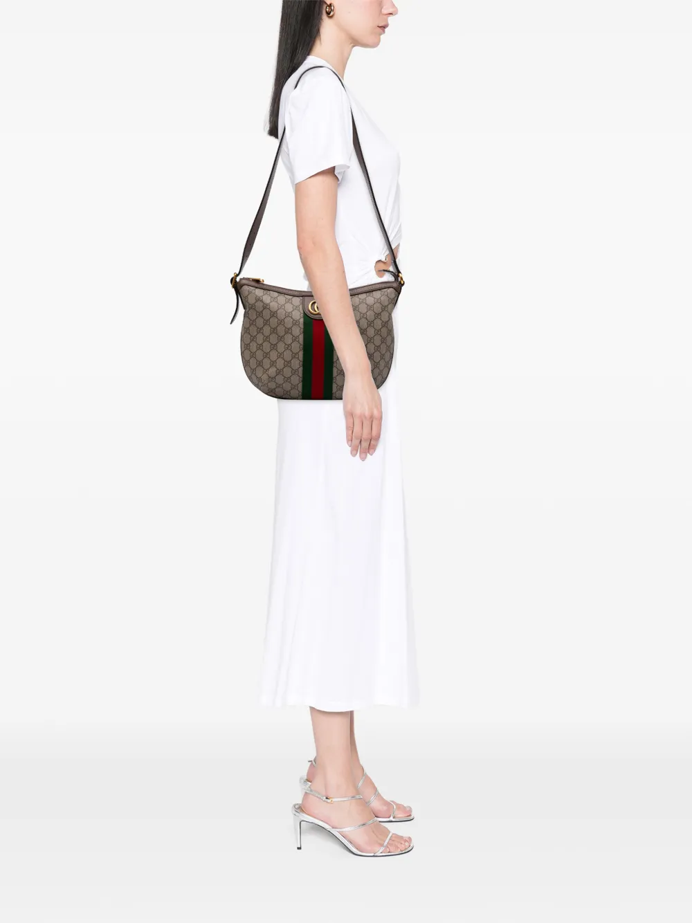 Gucci Pre-Owned 2016-2026 スモール GGスプリーム ウェブ オフィ 