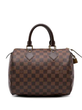 Louis Vuitton Pre-Owned 2014 ダミエ エベヌ スピーディ 25 ボストン