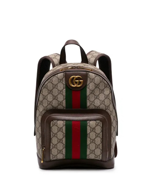Gucci Pre-Owned 2016-2026 Small GG Supreme Web Ophidia backpack