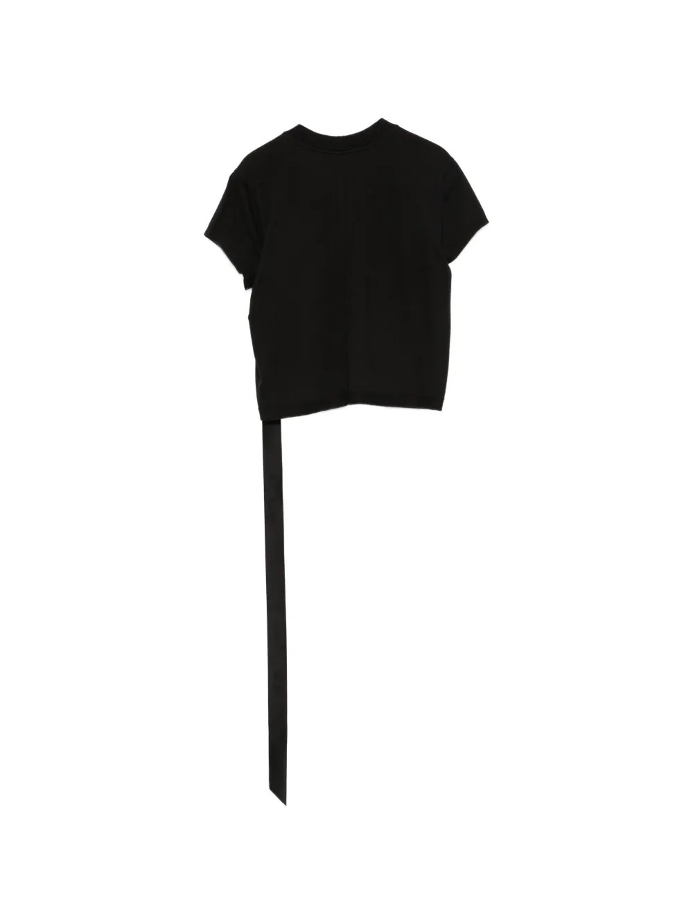 Rick Owens DRKSHDW strap-detail crop T-shirt Zwart