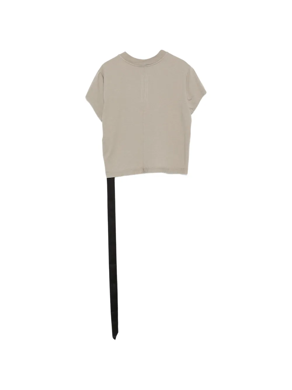 Rick Owens DRKSHDW ribbed-trim hanging-strap T-shirt Grijs