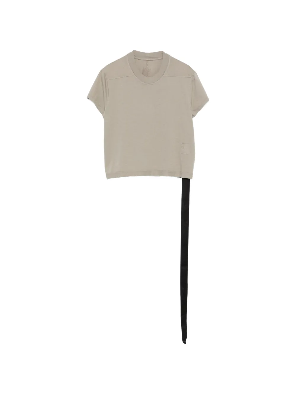 Rick Owens DRKSHDW ribbed-trim hanging-strap T-shirt - Grau