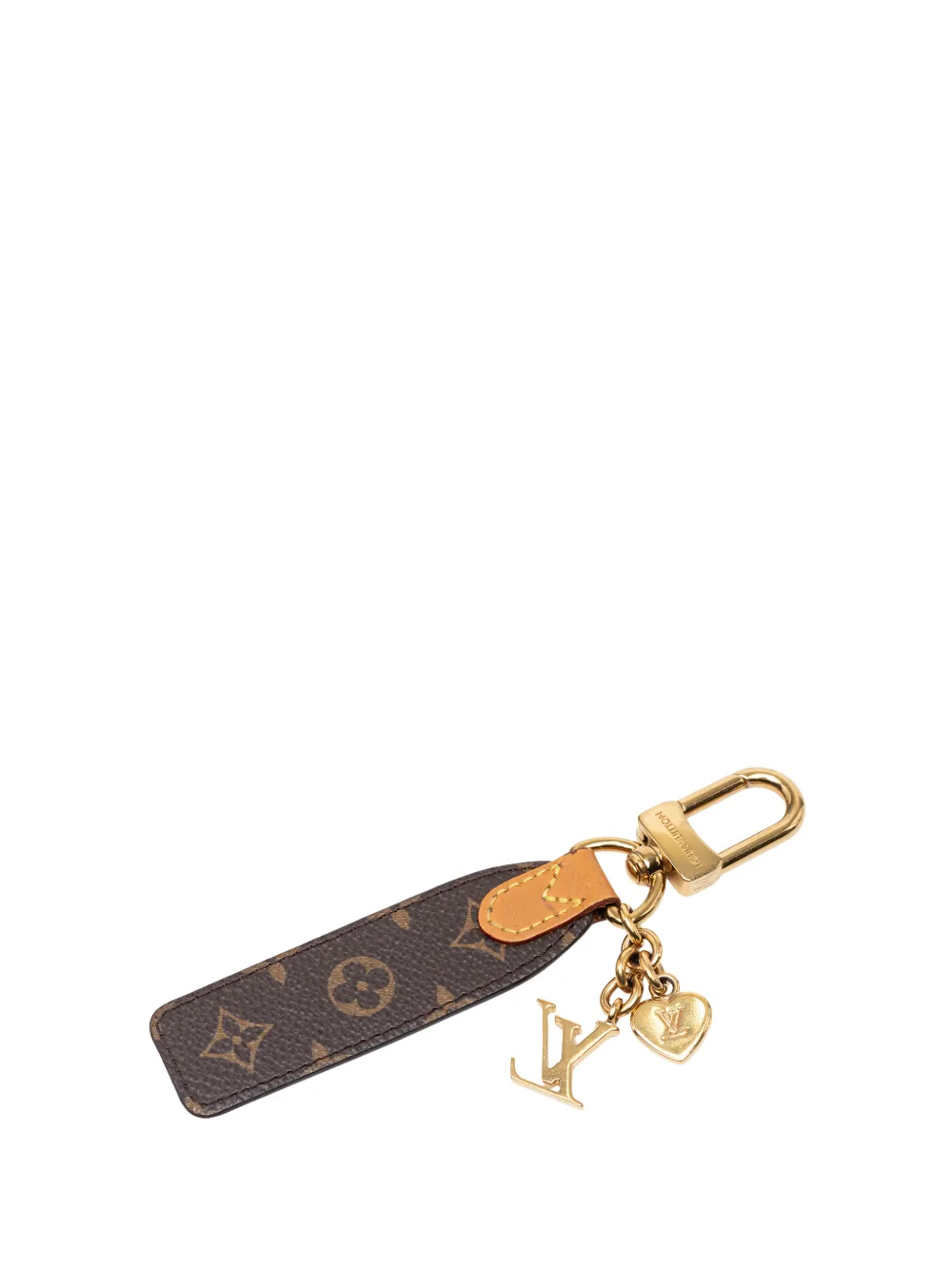 Louis Vuitton Pre-Owned 2025 Monogram LV Cherished Tab Holder Schlüsselanhänger - Braun