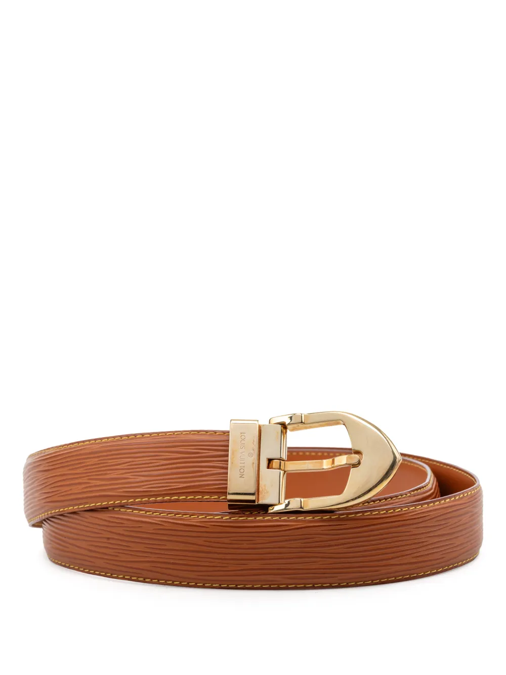 Louis Vuitton Pre-Owned Cintura Ceinture in pelle Epi 2000 - Marrone