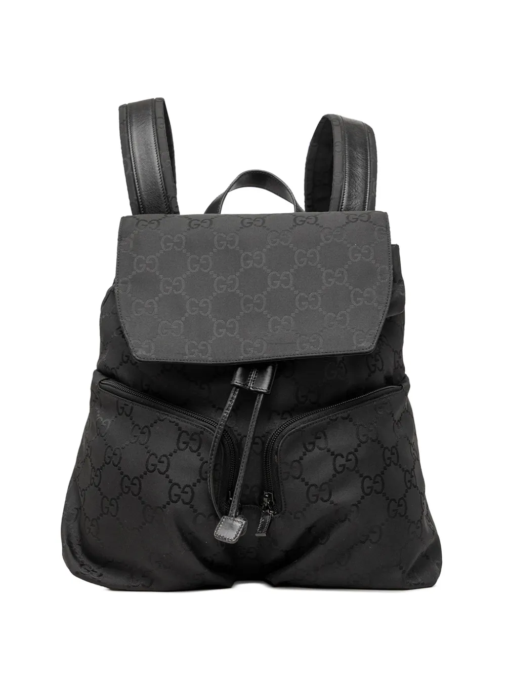 Gucci Pre-Owned 2000-2015 Rucksack aus GG Nylon - Schwarz