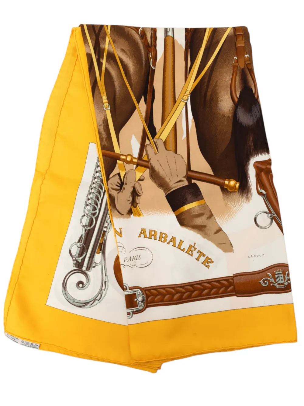 Hermès Pre-Owned 2000-2026 Attelage en Arbalete Seidenschal 90cm - Mehrfarbig