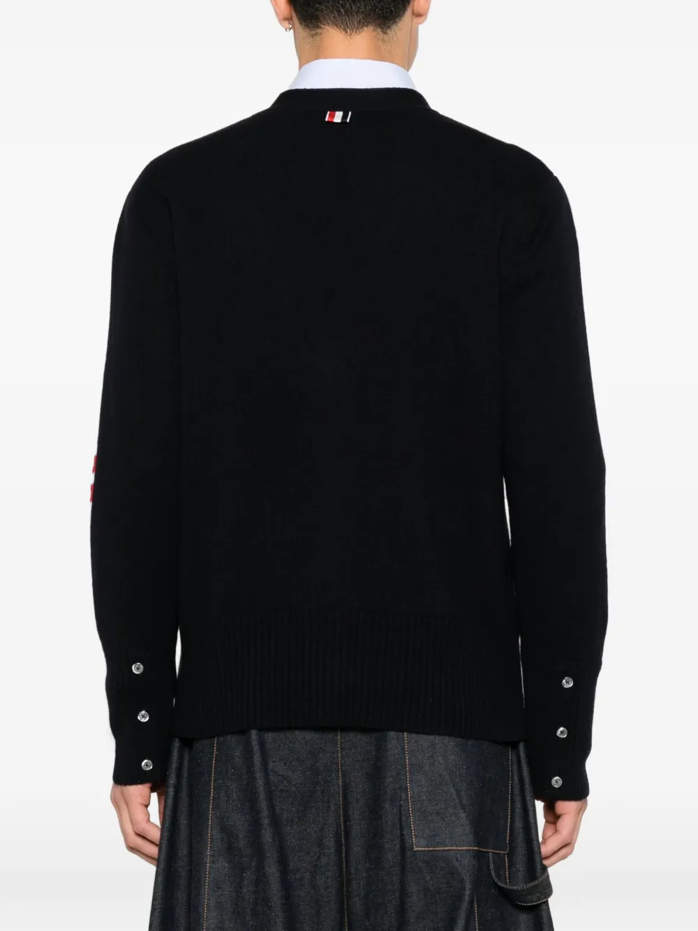 Thom Browne Kabelgebreid vest Wit