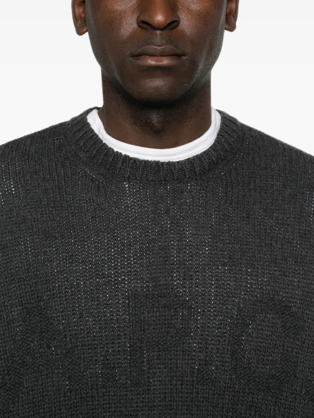 A.P.C. Intarsia trui Grijs