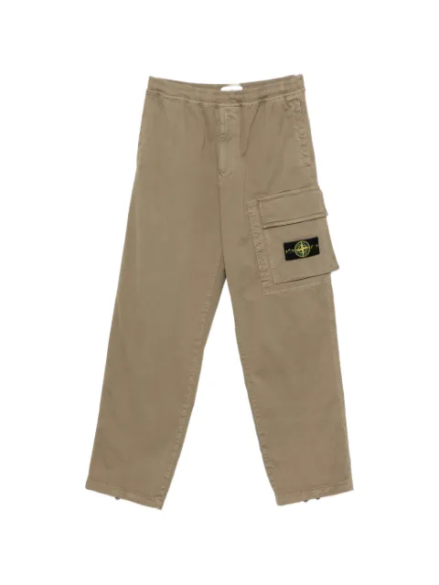 Stone Island logo-patch cargo pants