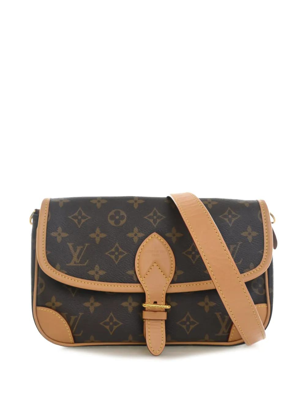 Louis Vuitton Pre-Owned Borsa a tracolla Diane con monogramma 2021-2026 - Marrone