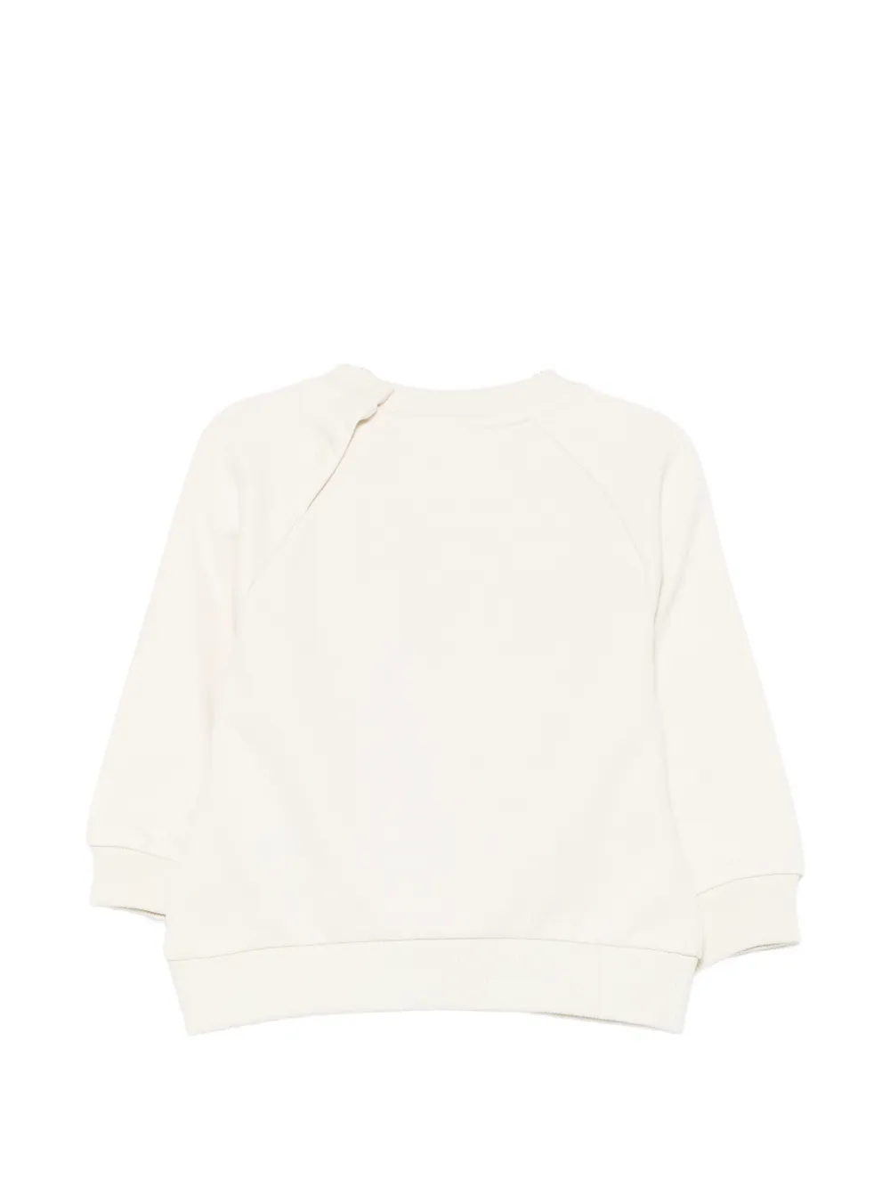 Molo Sweater met grafische print en raglan mouwen Beige