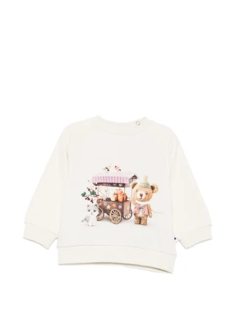 Molo graphic-print raglan-sleeve sweatshirt