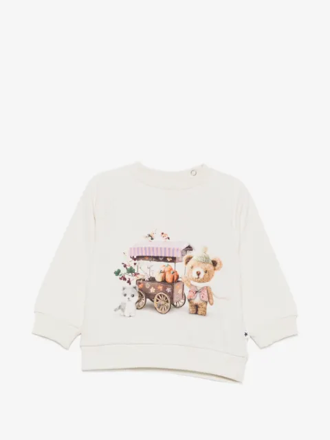 Molo graphic-print raglan-sleeve sweatshirt