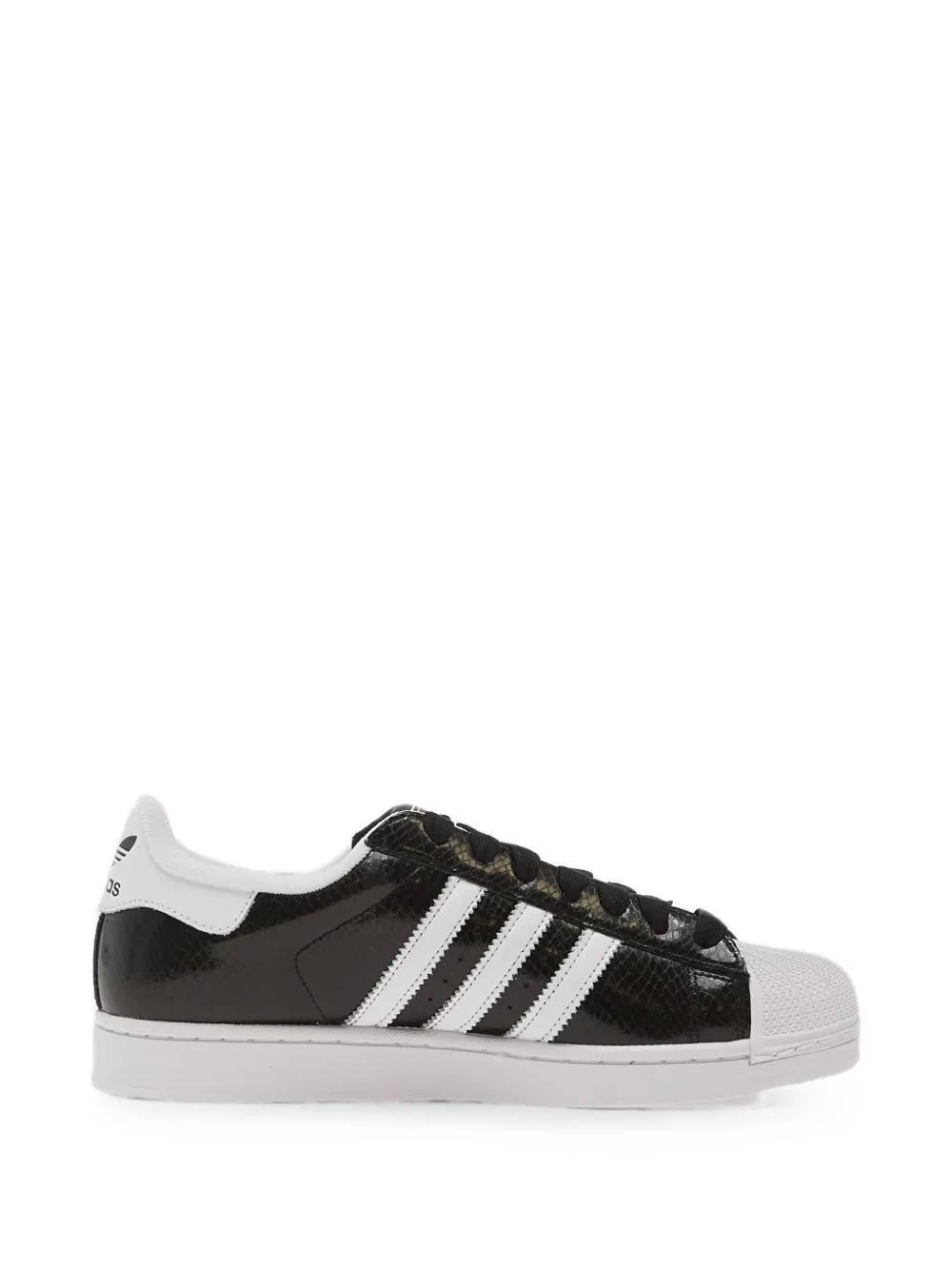 adidas Superstar II snakeskin-effect sneakers Zwart