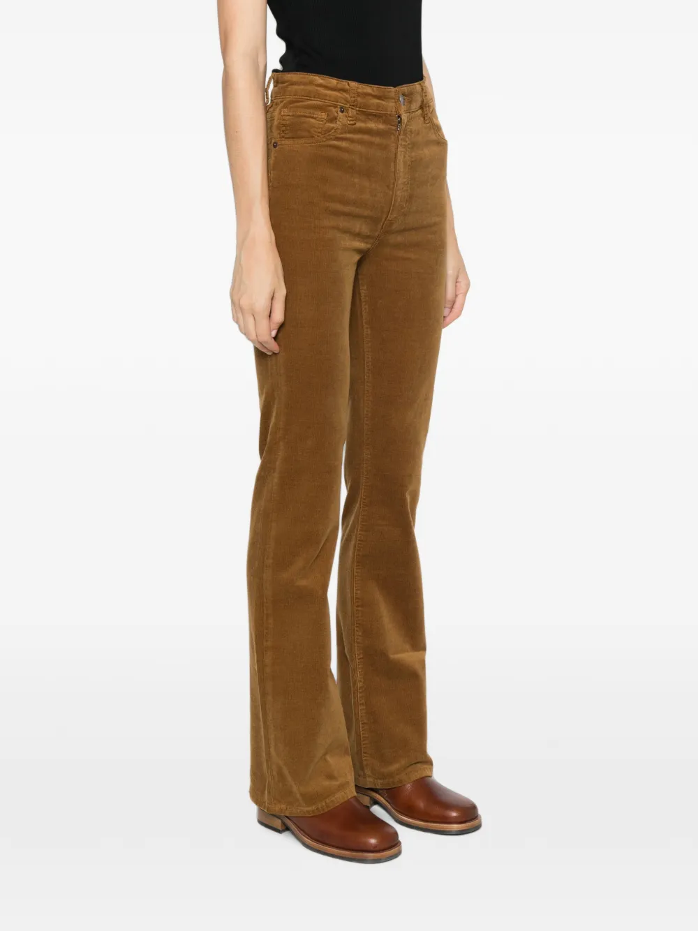 FRAME Flared broek Bruin