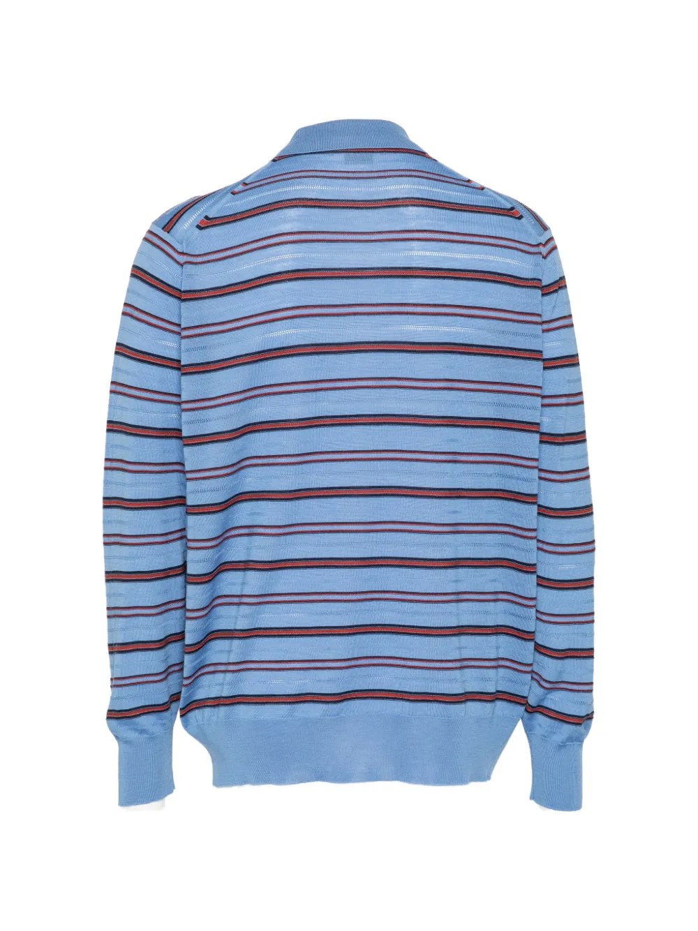 Wales Bonner Gestreept poloshirt Blauw