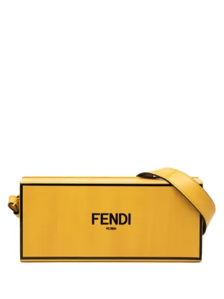 Fendi Pre-Owned 2010-2026 Leather Horizontal Box Crossbody Bag