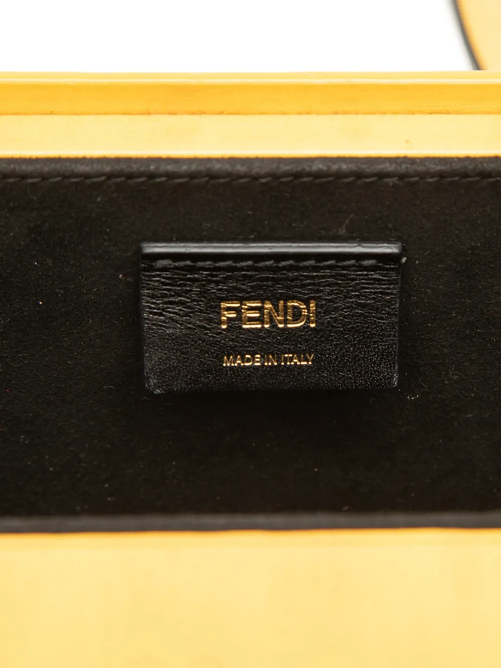 Fendi Pre-Owned 2010-2026 Leather Horizontal Box Crossbody Bag