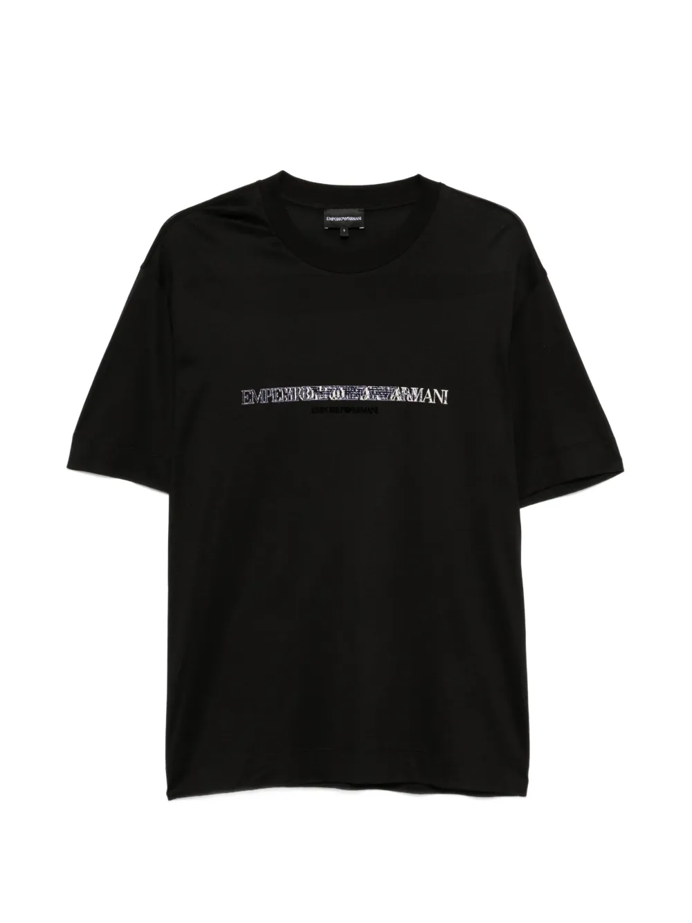 Emporio Armani logo-print short-sleeve T-shirt - Schwarz