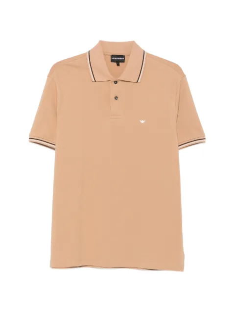 Emporio Armani polo à logo brodé