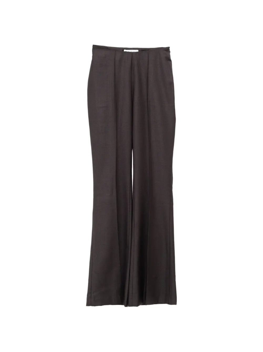The Frankie Shop Glen-plaid pleated trousers